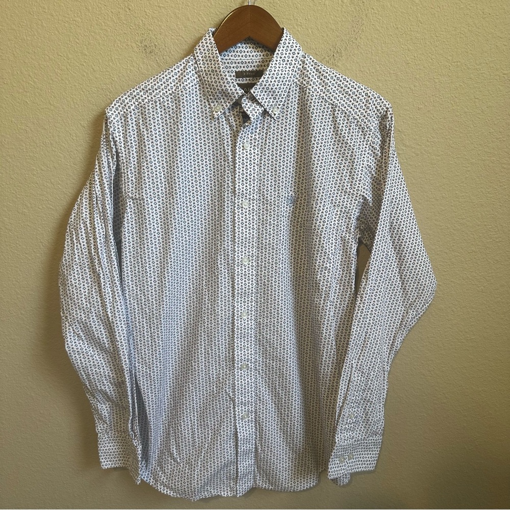 Ariat Men’s Aztec Patterned Fitted Button Down Sh… - image 1